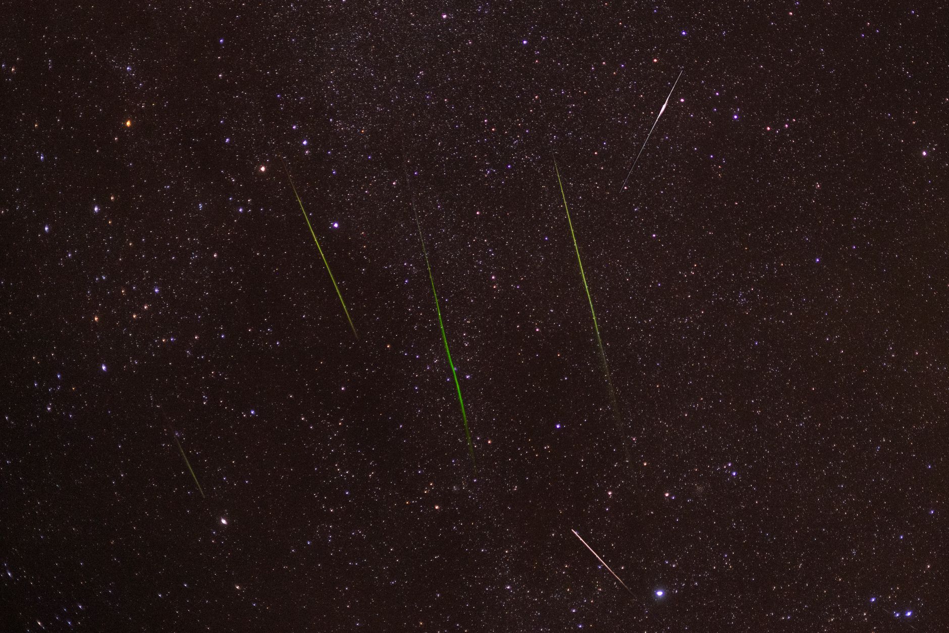 meteor shower night sky perseids stars starry summer sky